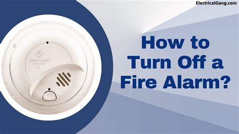 Do Fire Alarms Automatically Turn Off