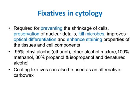 Do Fixatives Kill Cells