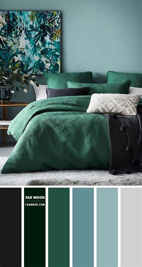 do grey and green go together in a bedroom