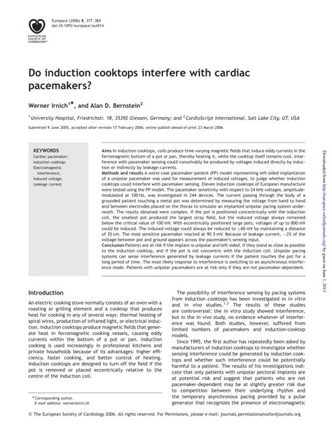 Do Induction Hobs Interfere With Pacemakers