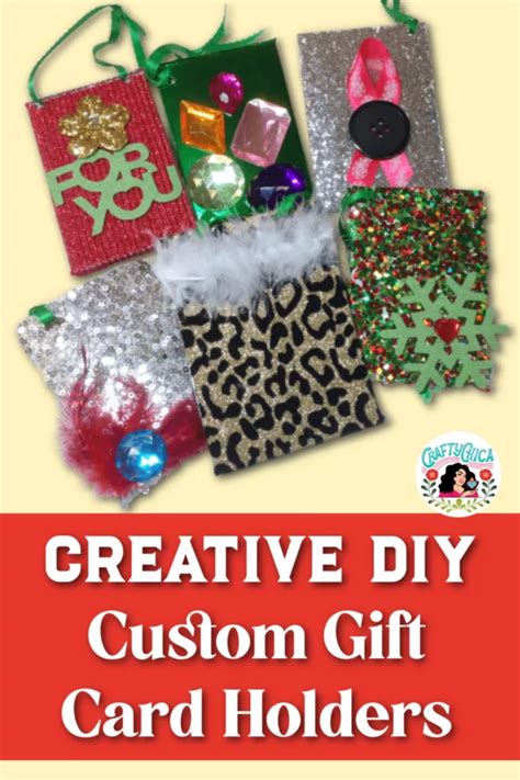 Do It Yourself Gift Card Holders