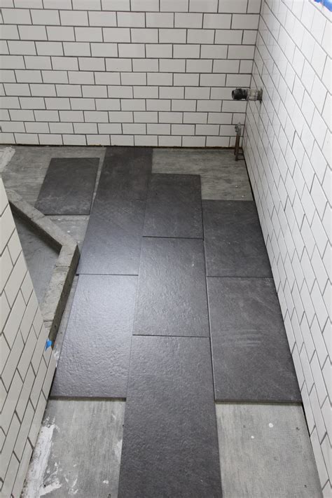 do it yourself tile bathroom floor