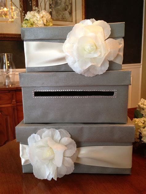 Andrea Lynn HANDMADE DIY Wedding Card Box Tutorial Card box wedding