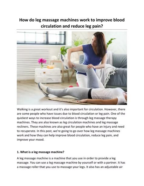 Do Massage Machines Work