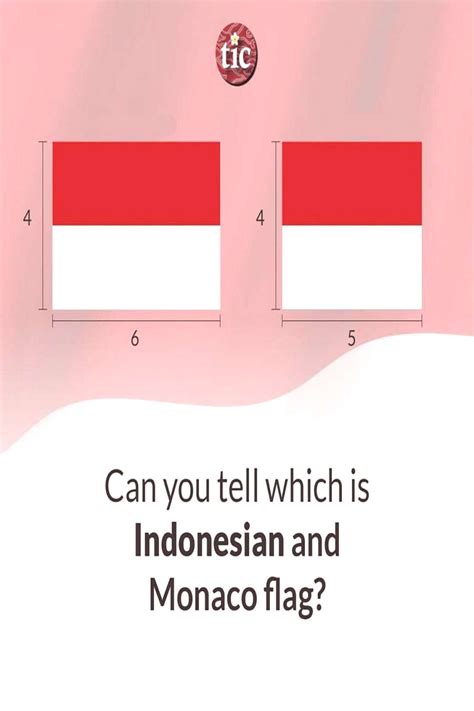 do monaco and indonesia have the same flag