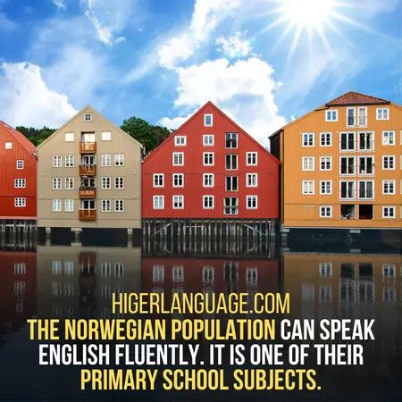 do most people speak english in norway