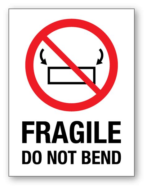 Do Not Bend Printable
