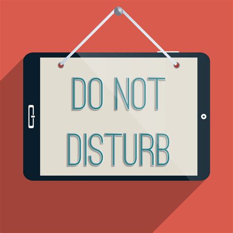do not disturb is on