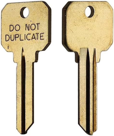 Do Not Duplicate Key Blanks