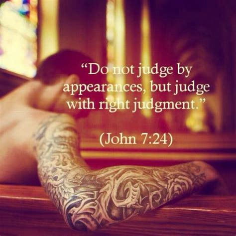 do not judge appearance