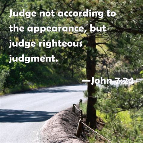 do not judge by appearance kjv