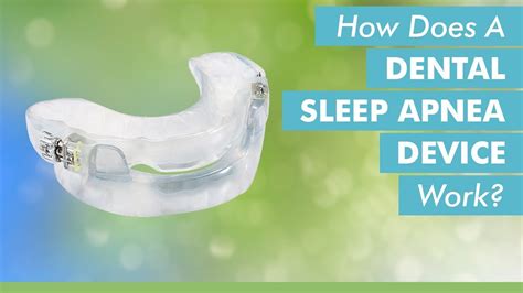 do oral devices work for sleep apnea