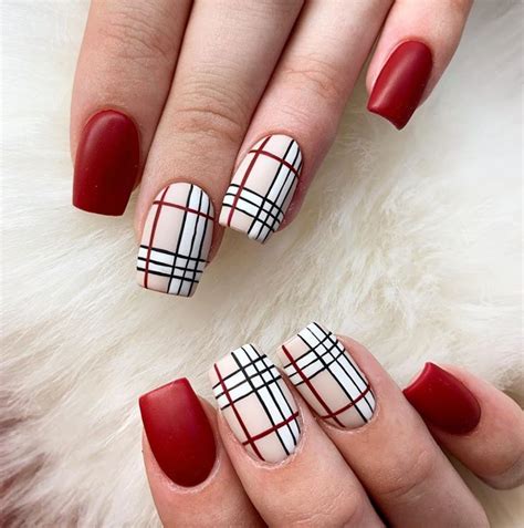 do plaid nail designs
