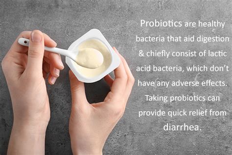 do probiotics help diarrhea