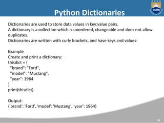 do python dictionaries allow duplicates