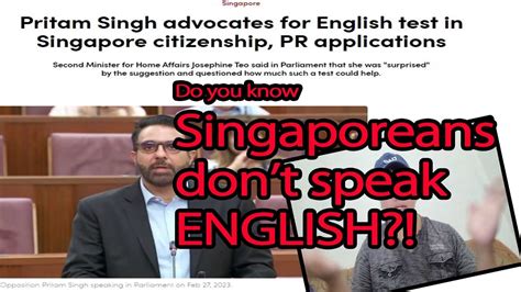 do singaporeans speak english