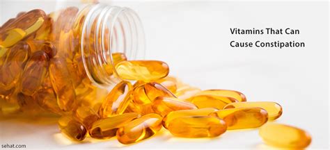 Do Some Vitamins Cause Constipation
