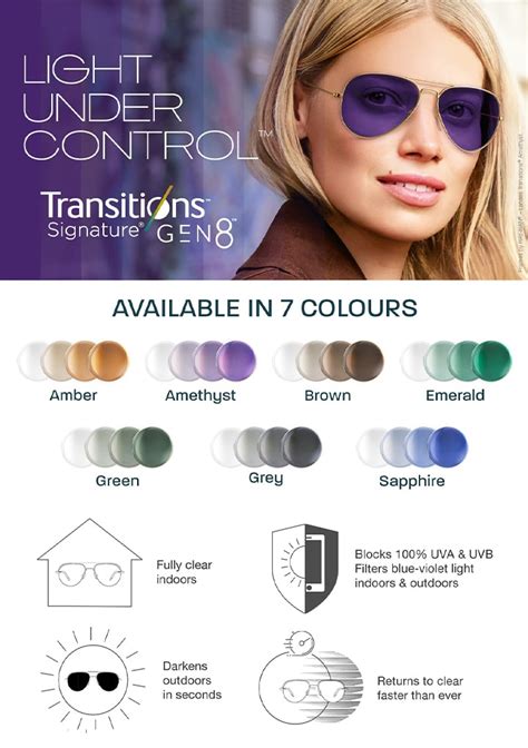 do transition lenses have a tint