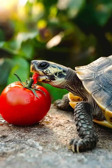 do turtles eat tomatoes