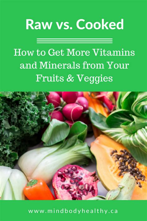 Do Vitamins Disappear When Cooked