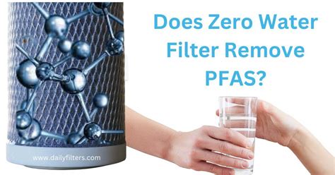 do water filters eliminate pfas