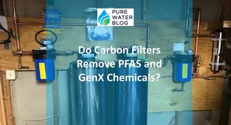 do water filters remove pfas chemicals