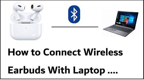 do wireless buds work on laptops