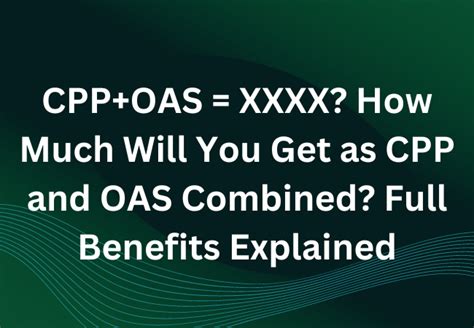 do you get cpp and oas