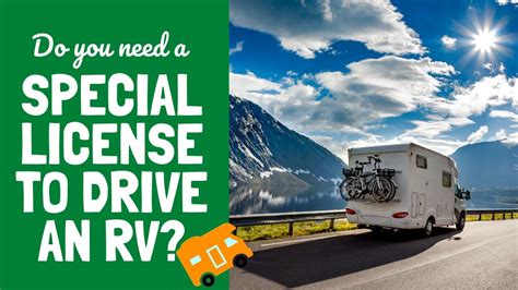 do you need a special license to drive an rv in ontario