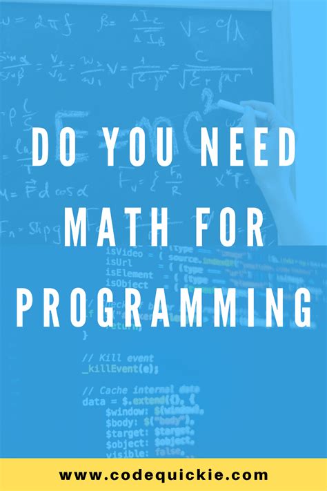 do you need math to be a programmer