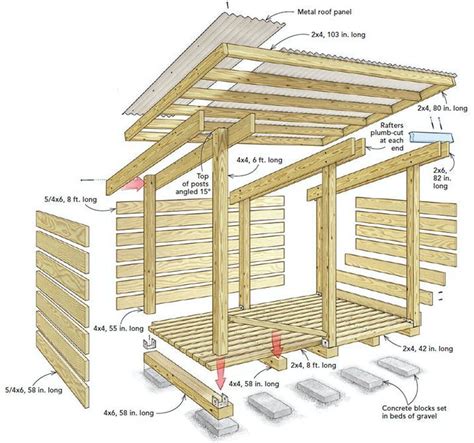 do it yourself wood shed plans free