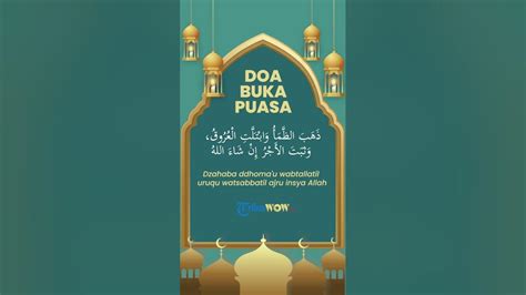 Ensiklopedia Islam Doa Buka Puasa