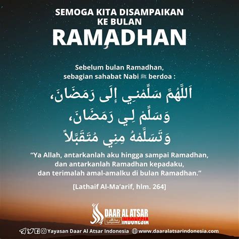 Doa Menyambut Bulan Ramadhan Kisah Resep Bunda