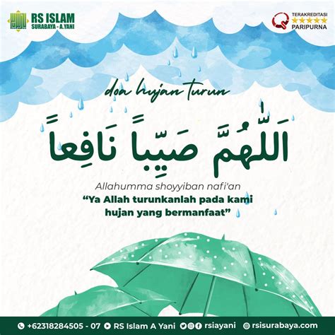 √ Doa Ketika Turun Hujan Arab, Latin, Indo & Amalan