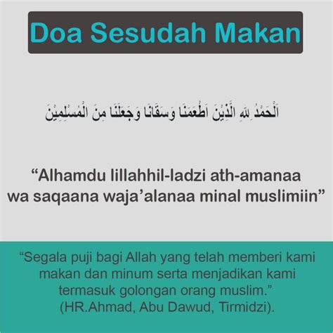 Doa Makan Indonesia Dakwah Islami