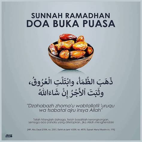 HalHal Yang Disunnahkan Ketika Berpuasa Ramadhan