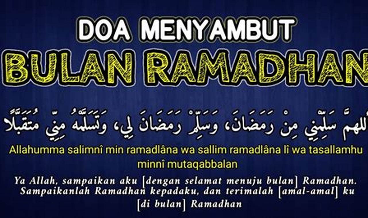 Sambut Ramadhan Penuh Berkah dan Pengampunan!