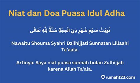 Doa Sahur Puasa Idul Adha