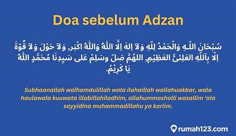 Doa Sebelum Adzan Dan Sesudah Adzan » 2021 Ramadhan