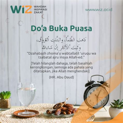 Doa Setelah Berbuka Puasa