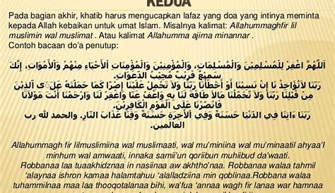 Bacaan Bilal Sholat Jumat NU, Ma'asyiral Muslimin Wazumrotal Mukminin