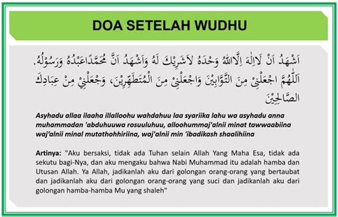 Doa Setelah Wudhu Latin dan Artinya Sesuai Sunnah iqra.id