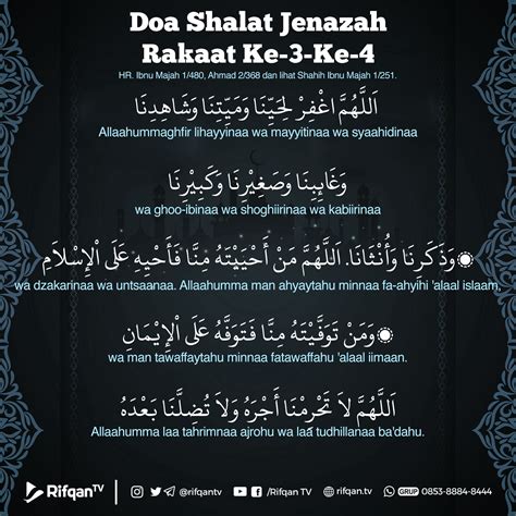 Doa Sholat Jenazah