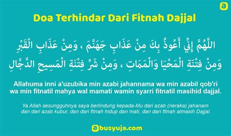 Doa Fitnah Dajjal » 2021 Ramadhan