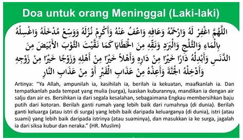 Doa untuk Orang Meninggal dalam Islam: Laki laki dan Perempuan