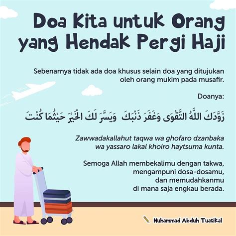 Doa Untuk Orang Yang Pergi Haji