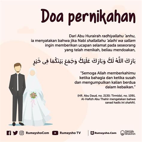 Doa Islami untuk Keberkahan Pernikahan