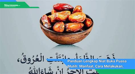 doa puasa mutih