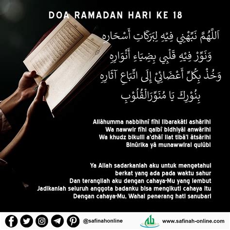 Doa Puasa Ramadhan Hari Ke 16