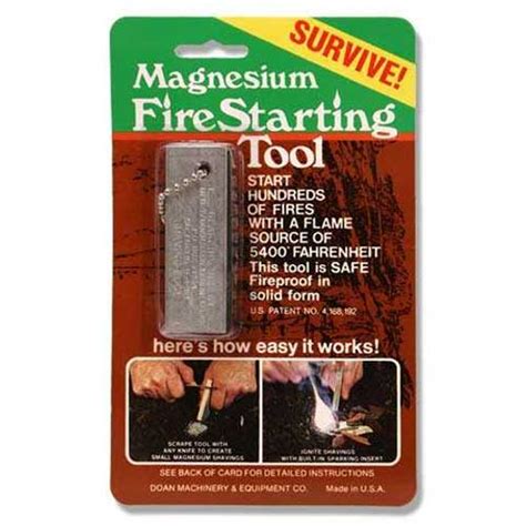 Doan Magnesium Fire Starter Uk